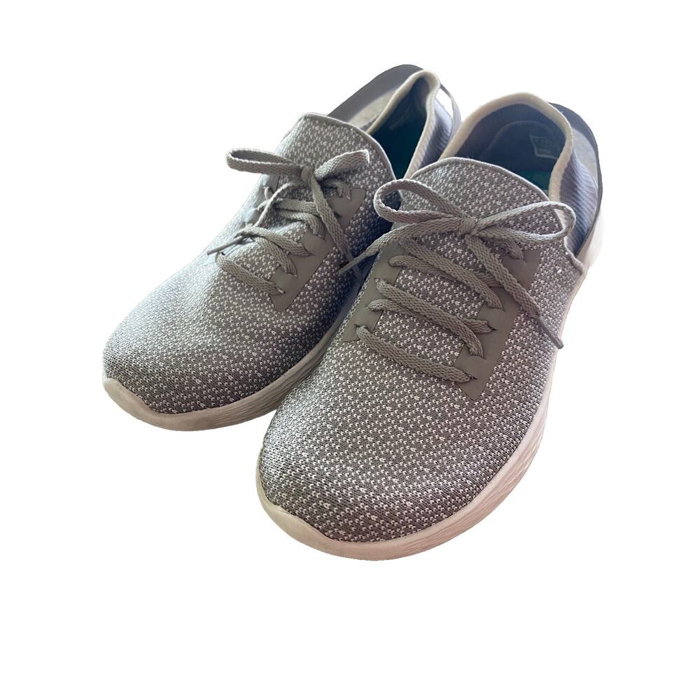 Skechers Womens You Inspire 14950 Gray Casual Shoes Sneakers Size 6-extraCushion